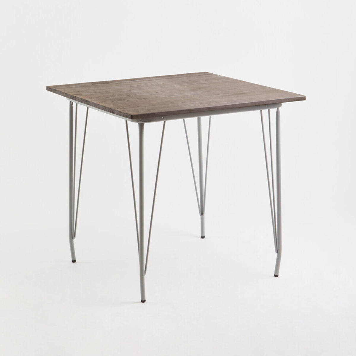 District Grey Metal And Elm Wood Table