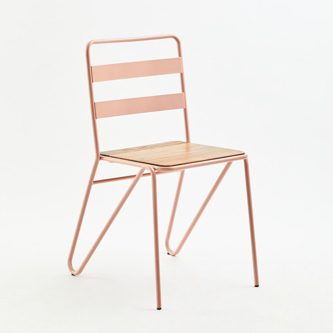 District Pink Metal Chair