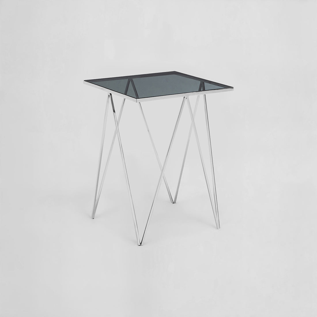 Shalimar Square Top and Triangular Base Side Table