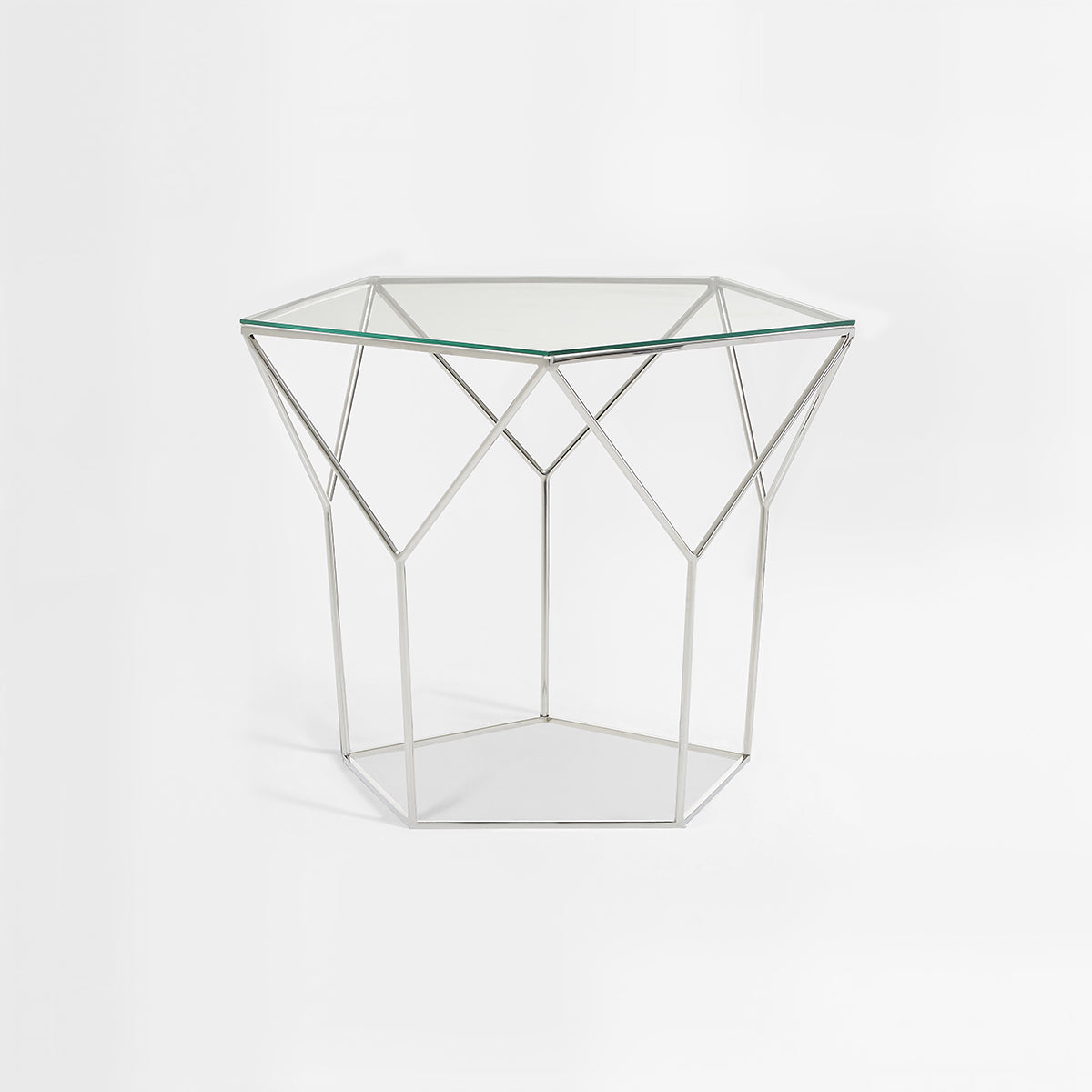 Shalimar Pentagonal Silver Coffee Table