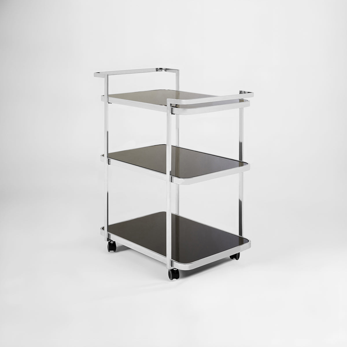 Alvaro Chrome Drinks Trolley