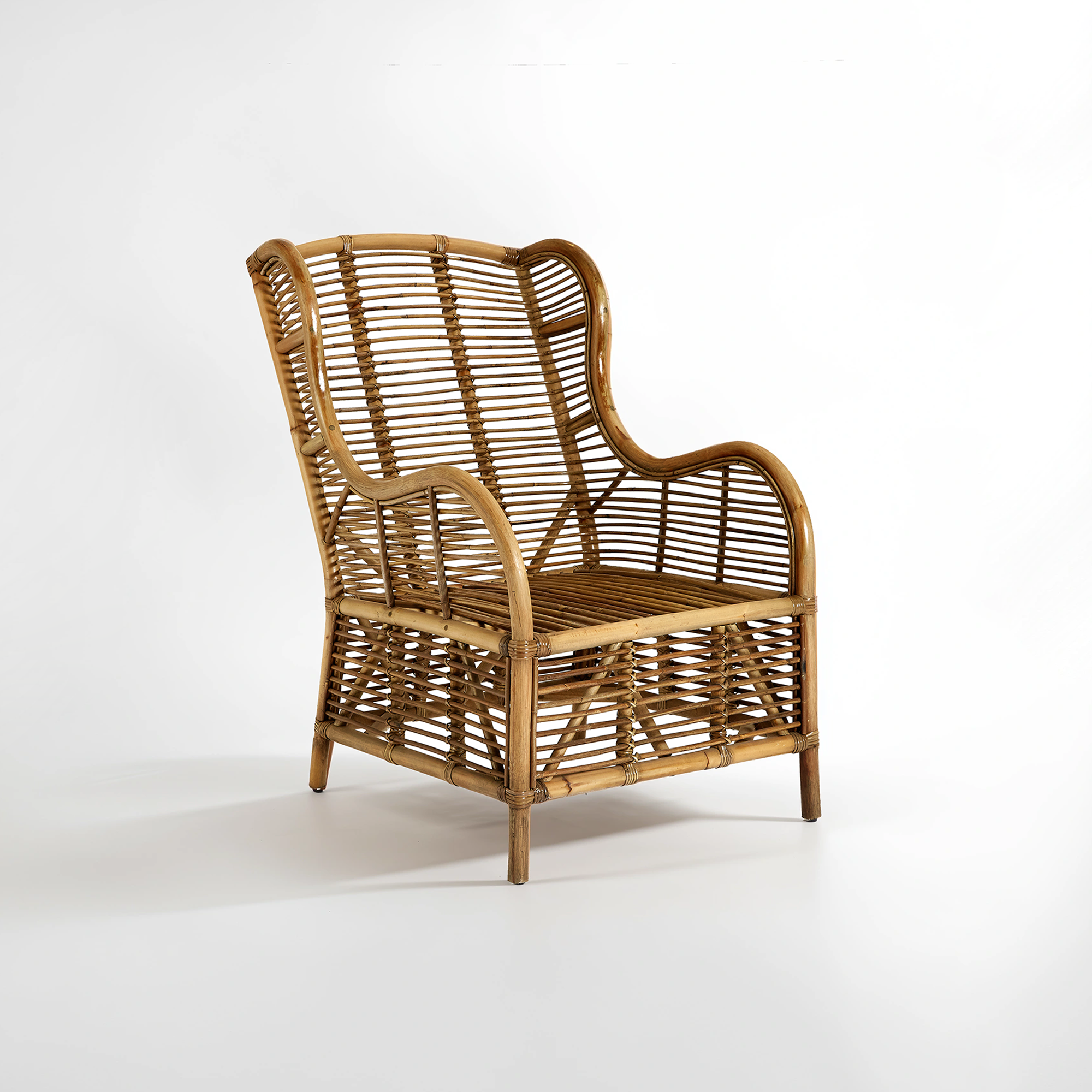 Manado Grey Natural Kubu Rattan Chair