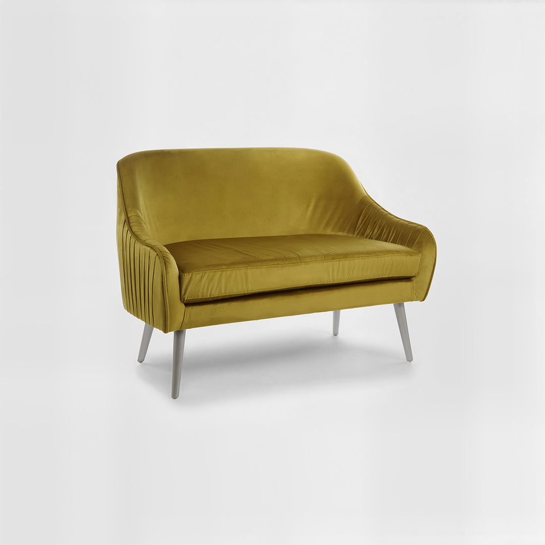 Louxor Mustard Velvet Sofa