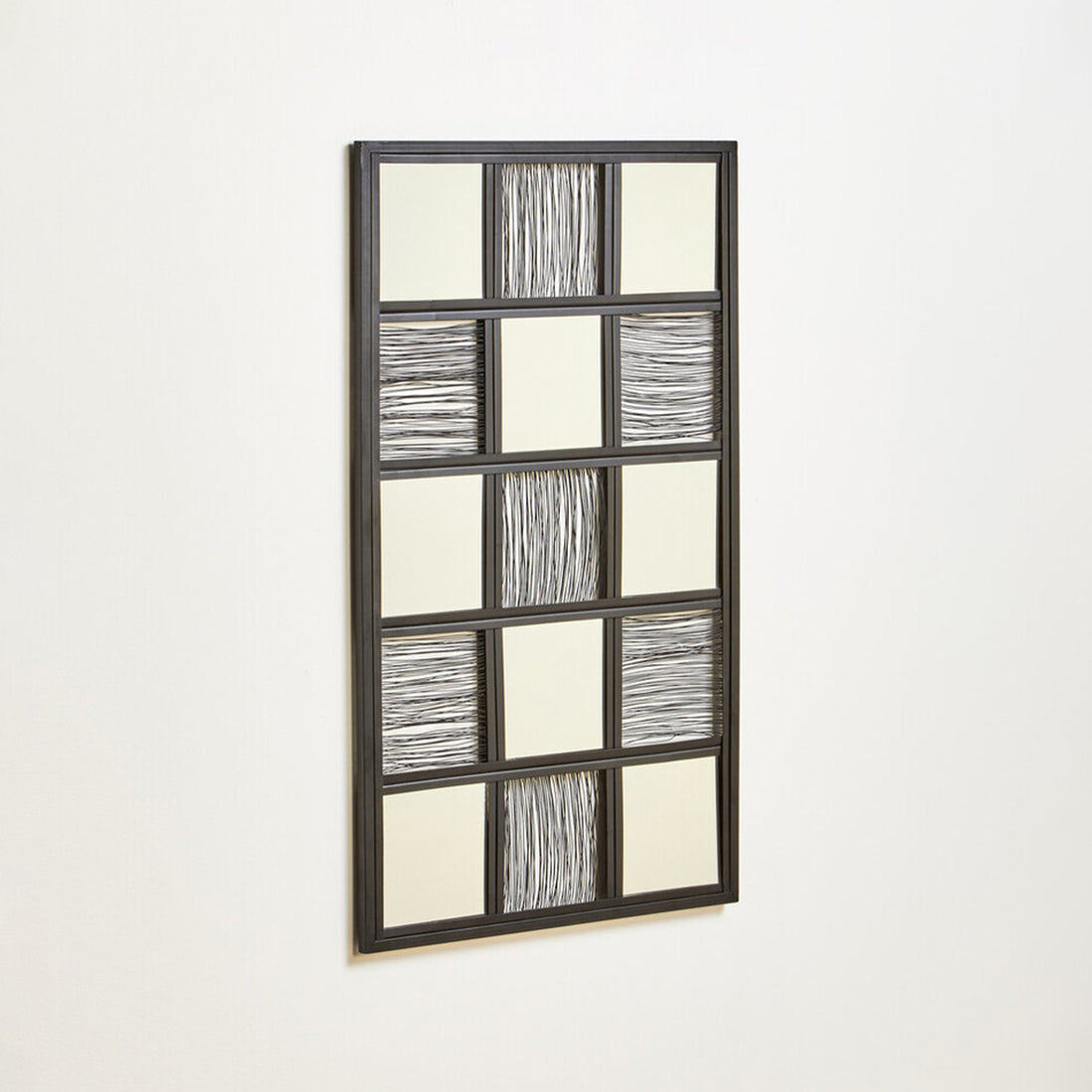 Enzo Black Wire Wall Mirror