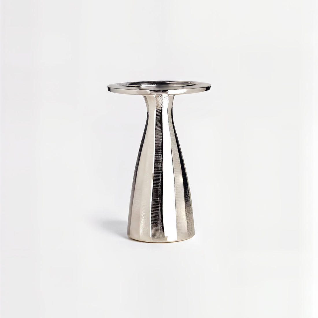 Kensington Townhouse Small Silver Candle Holder