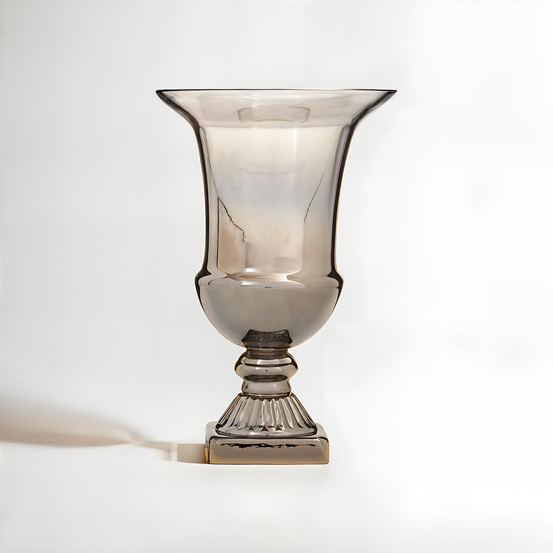 Alexa Ombre Fluted Small Glass Vase