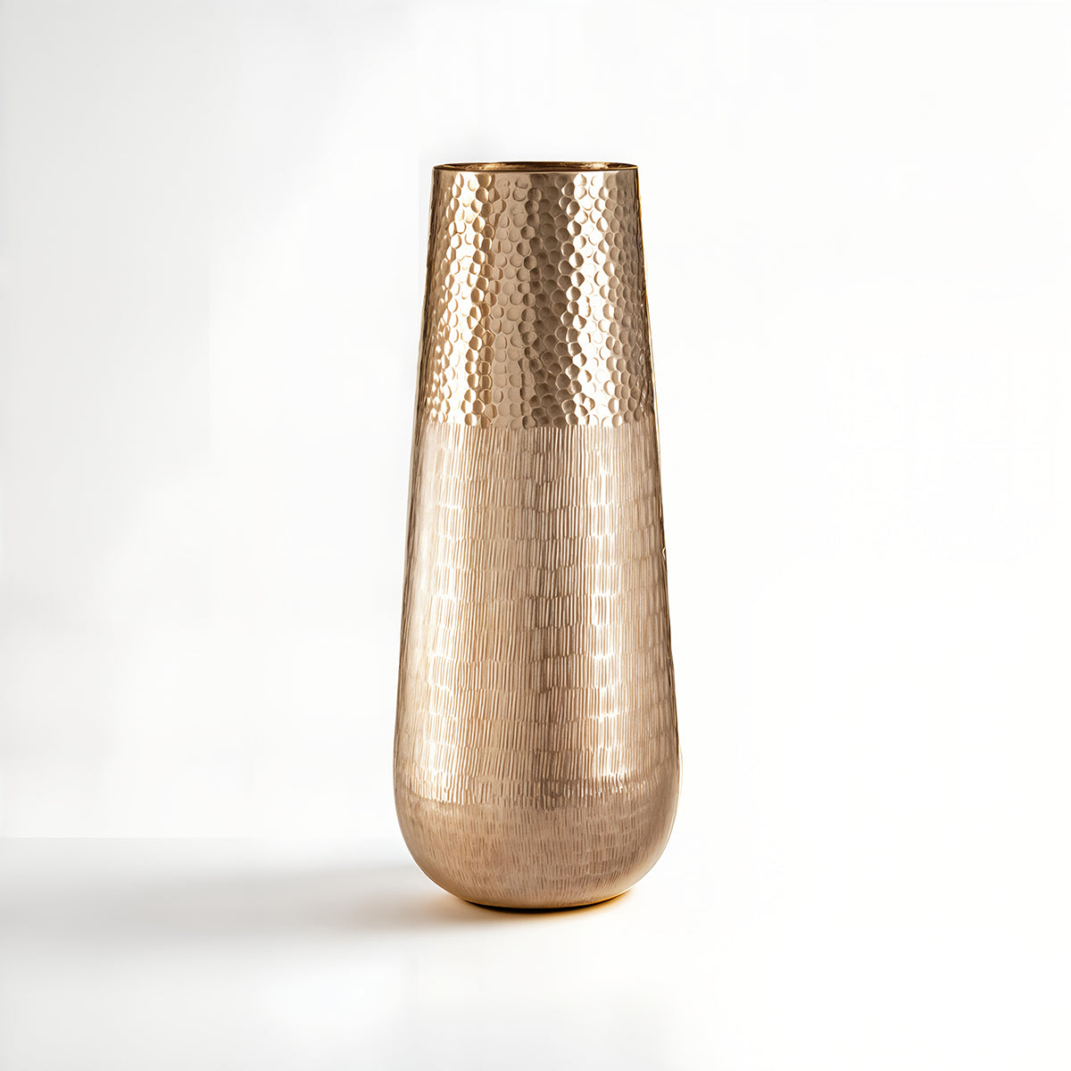 Solis Gold Finish Vase