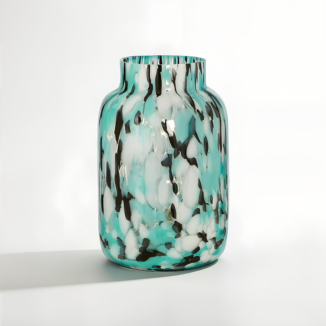 Calla Medium Speckle Effect Glass Vase