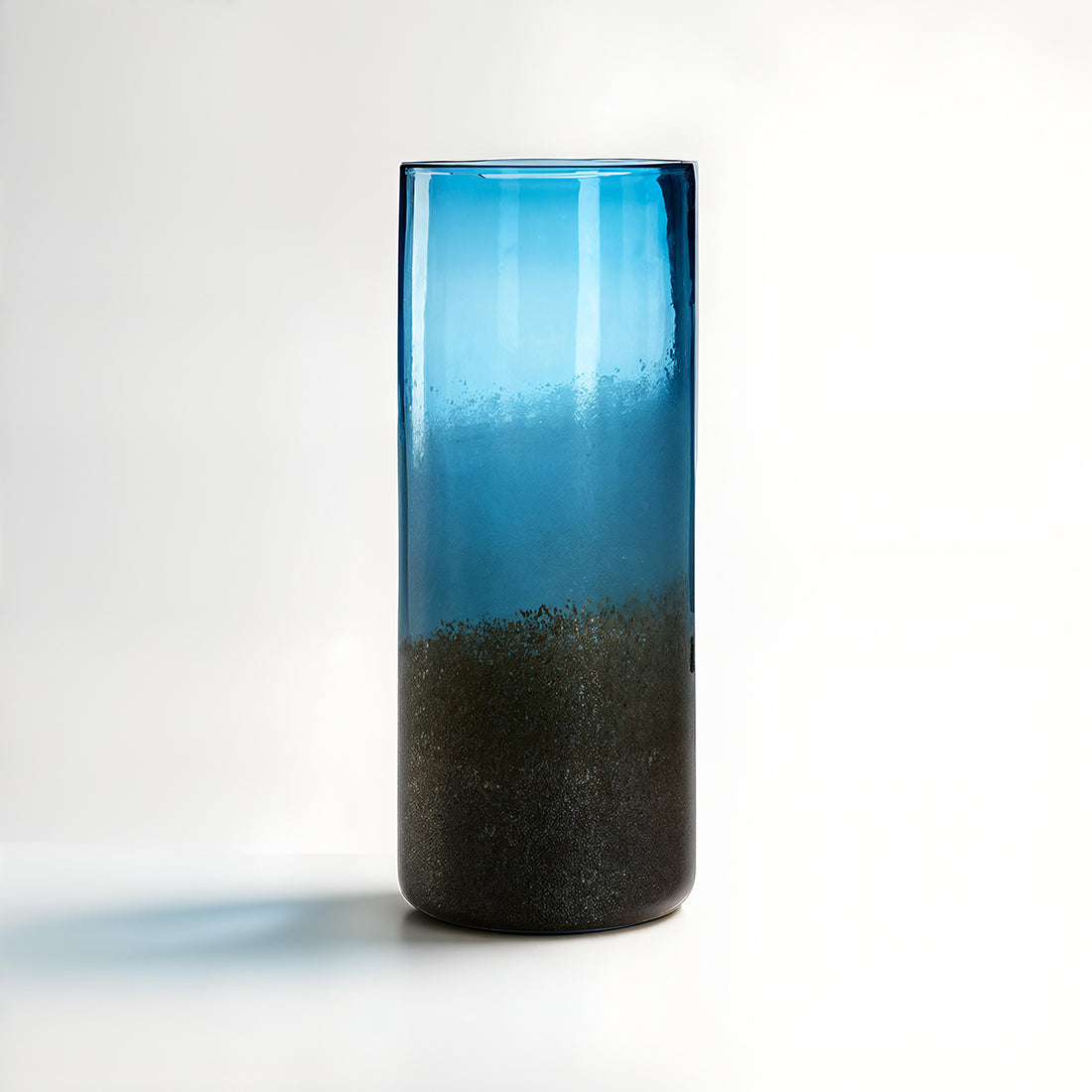 Chiara Large Blue Sand Effect Vase