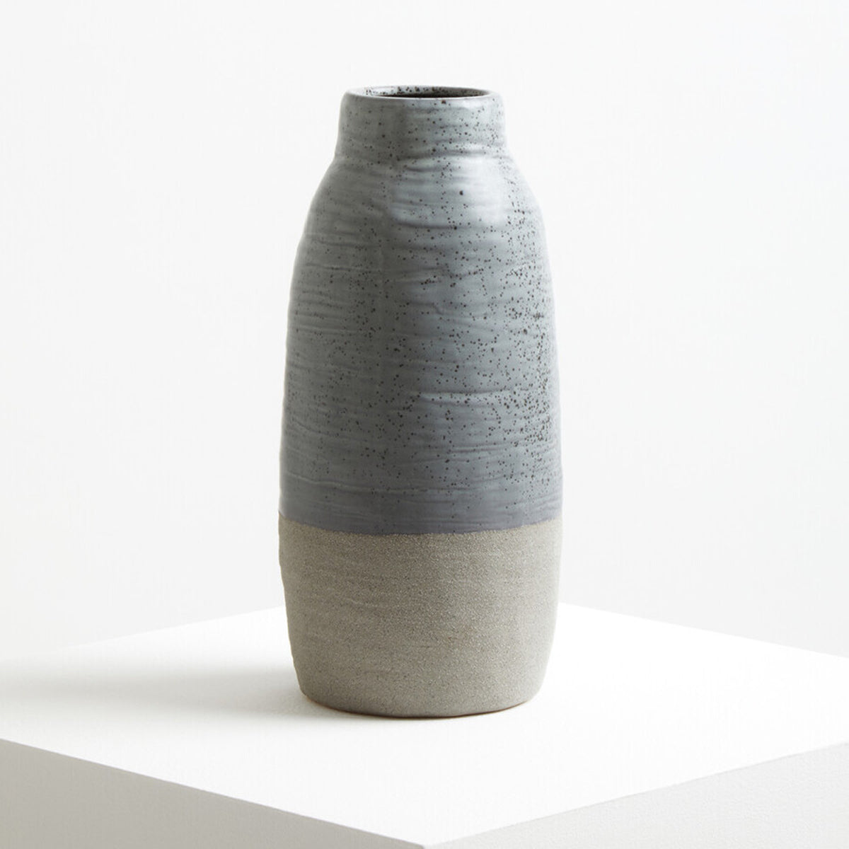 Caldera Grey Bottled Vase