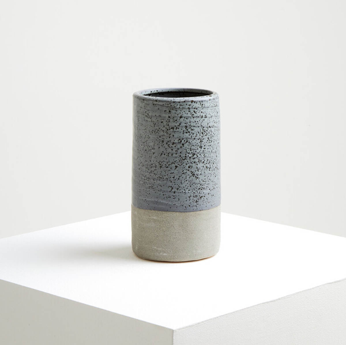 Caldera Grey Speckled Vase