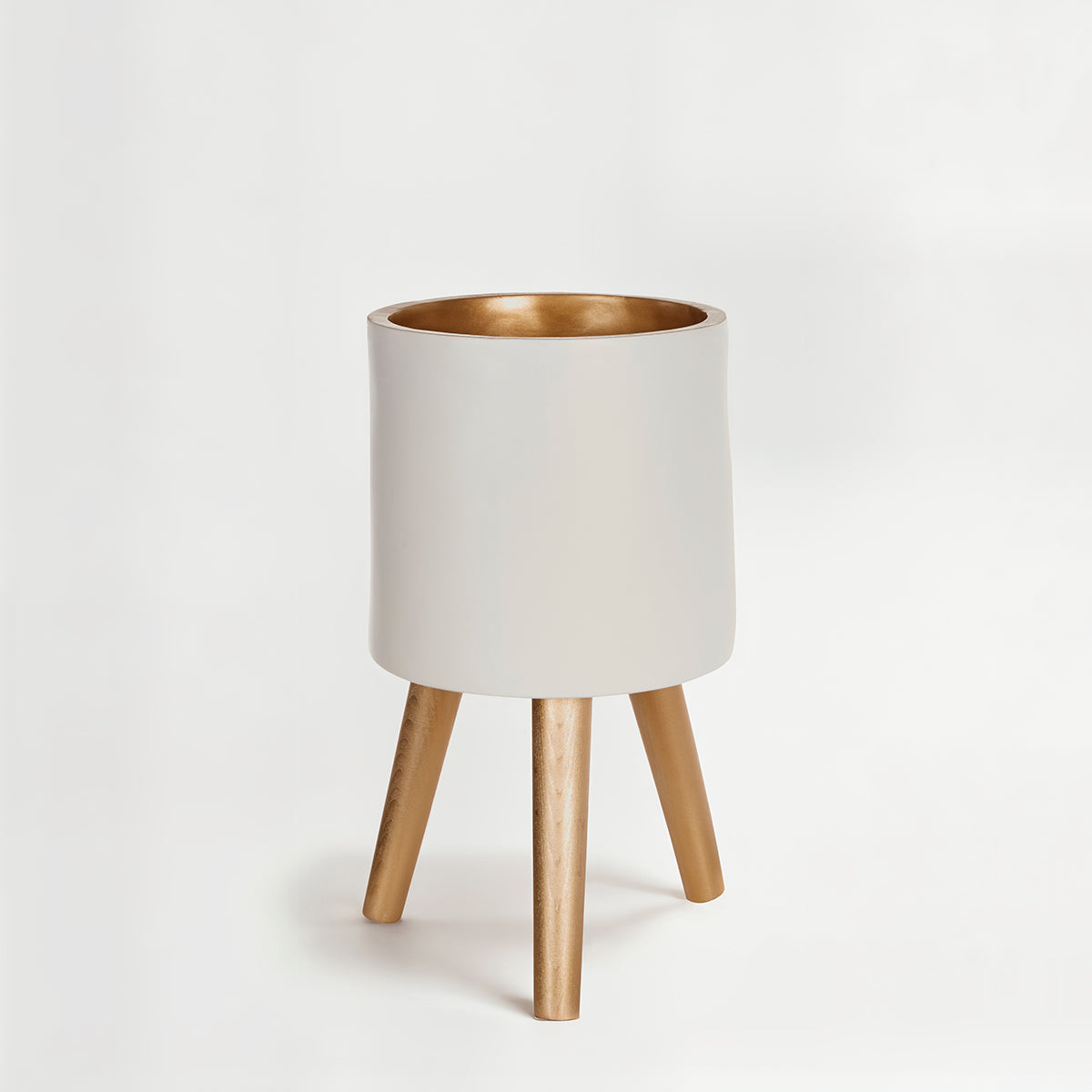 Darnell Small White Planter