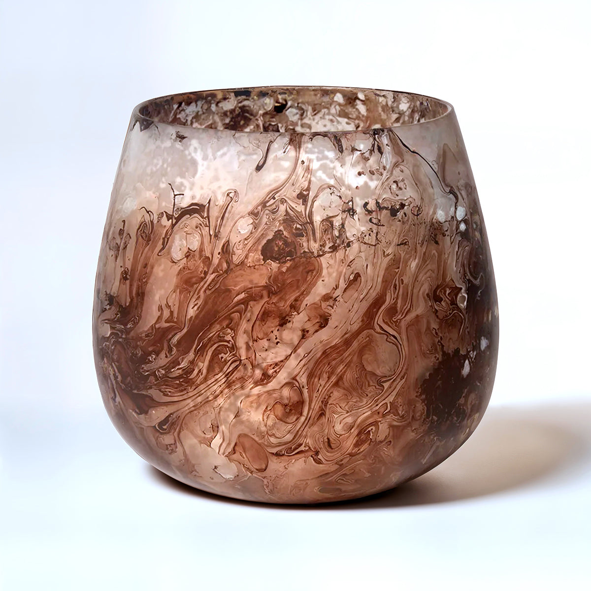 Garan Brown Small Candle Holder