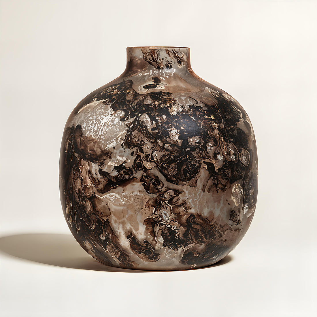 Garan Brown Glass Vase