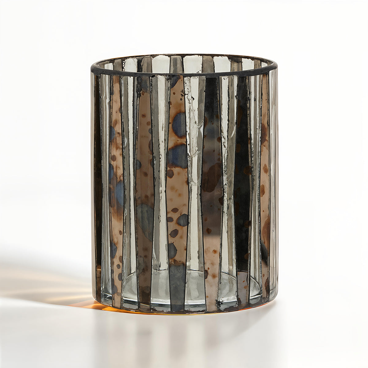 Gaia Metallic Small Candle Holder