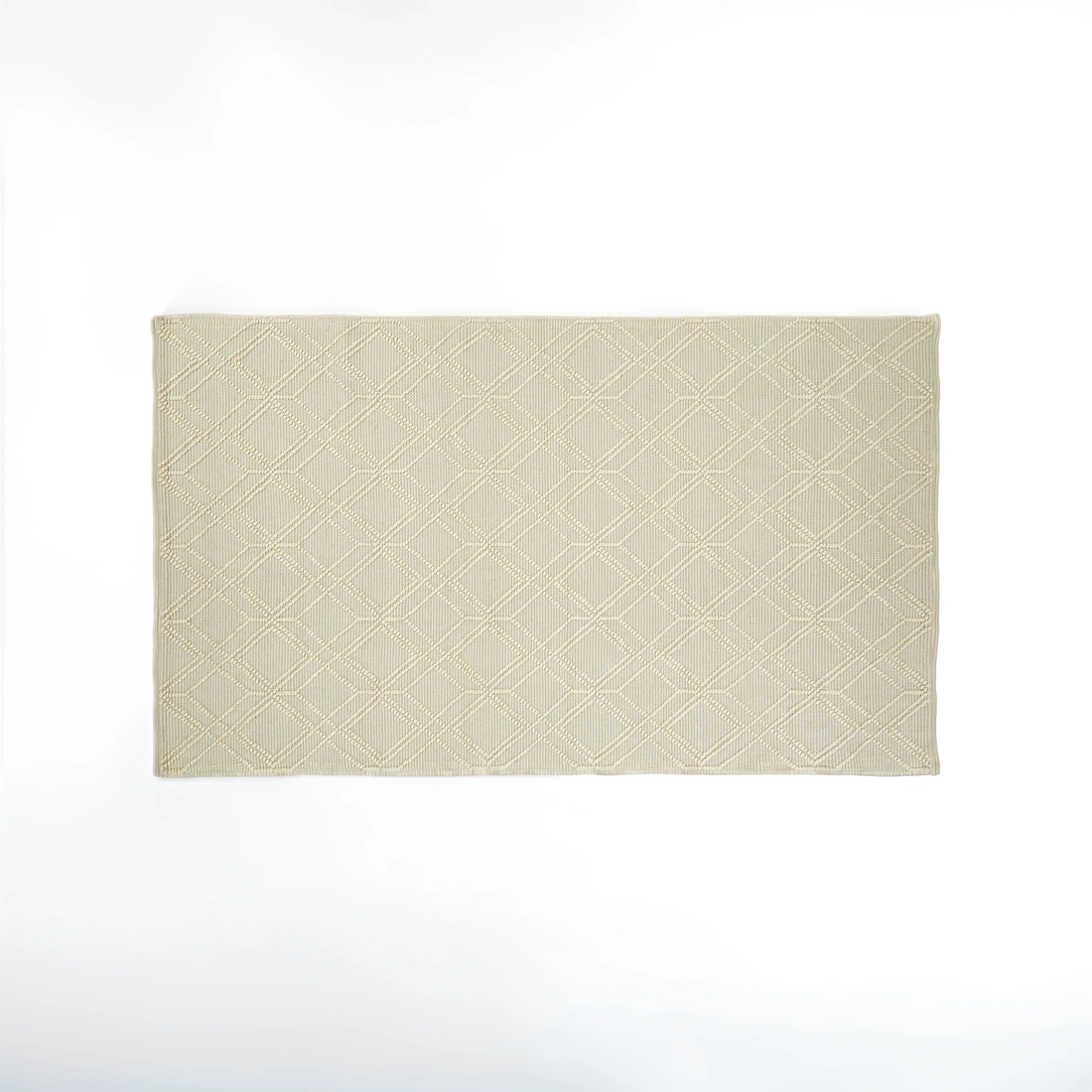 Bosie Jango Large Geometric Ivory Rug