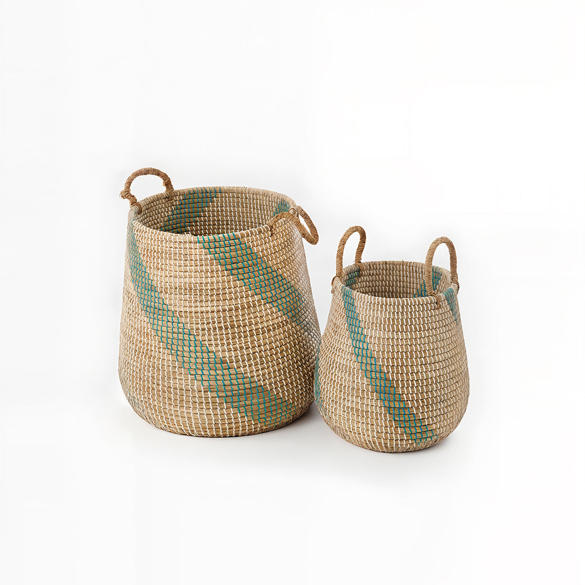 Bora Set of 2 Seagrass Storage Baskets