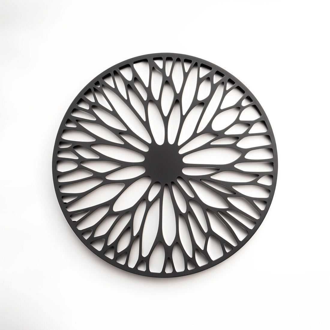 Trento small Black Floral Design Wall Art