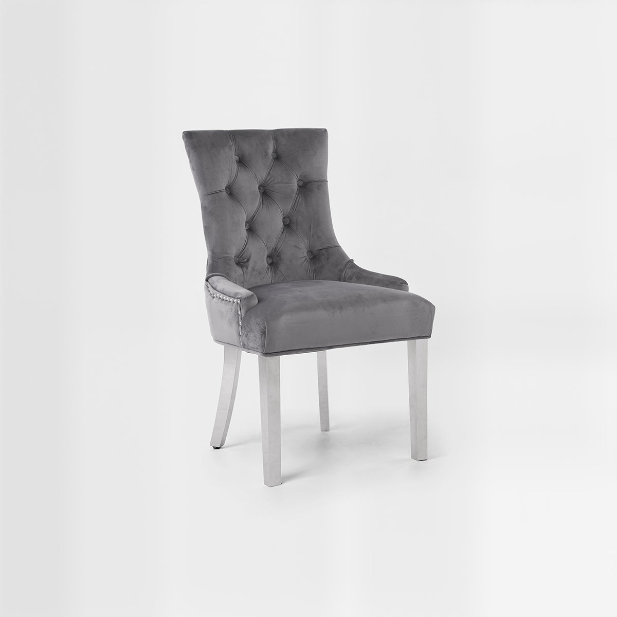 Richmond Grey Velvet Dining Chair