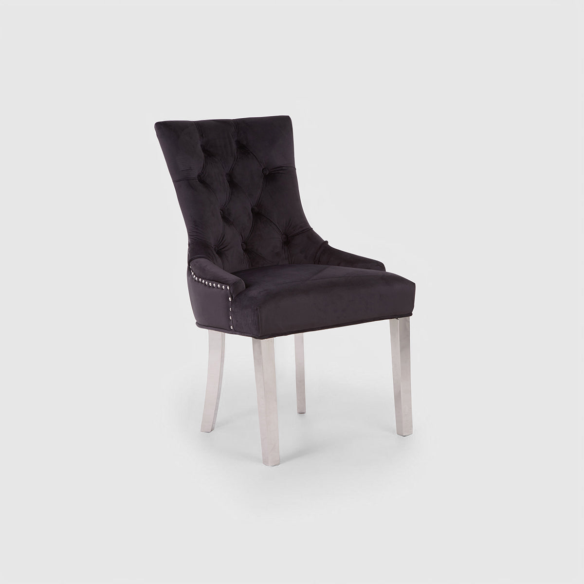 Richmond Black Velvet Dining Chair