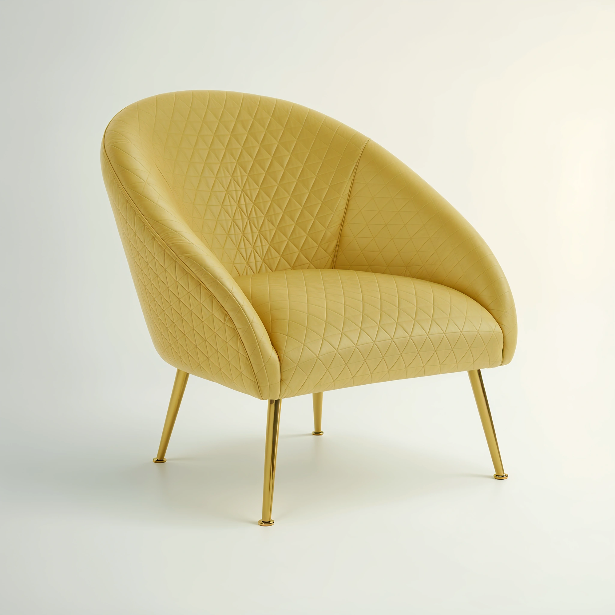 Tania Gold Velvet Occasional Chair