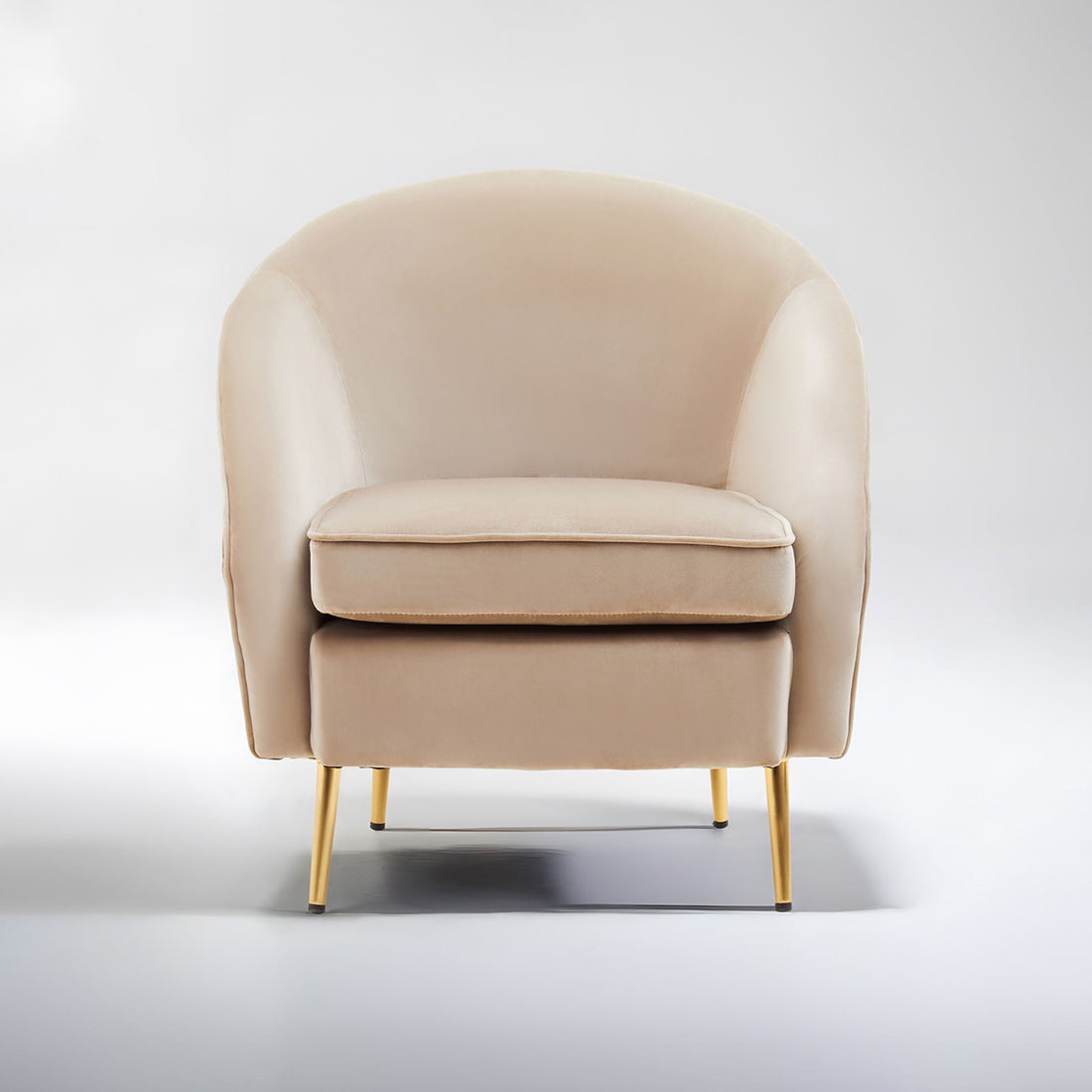 Yasmeen Mink Velvet Armchair