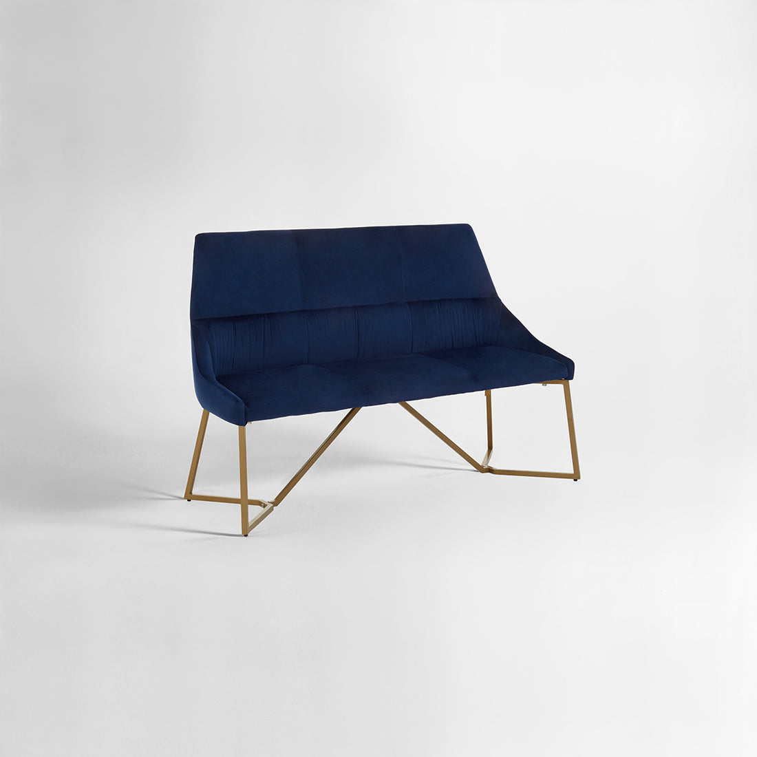 Vieste Midnight Velvet Bench