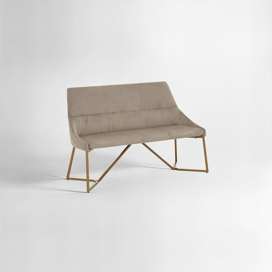 Vieste Mink Velvet Bench