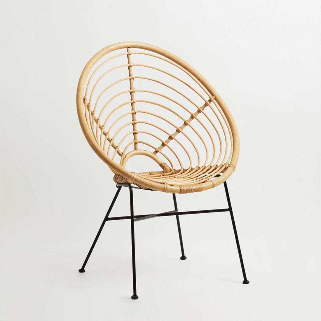 Java Natural Rattan Round Chair