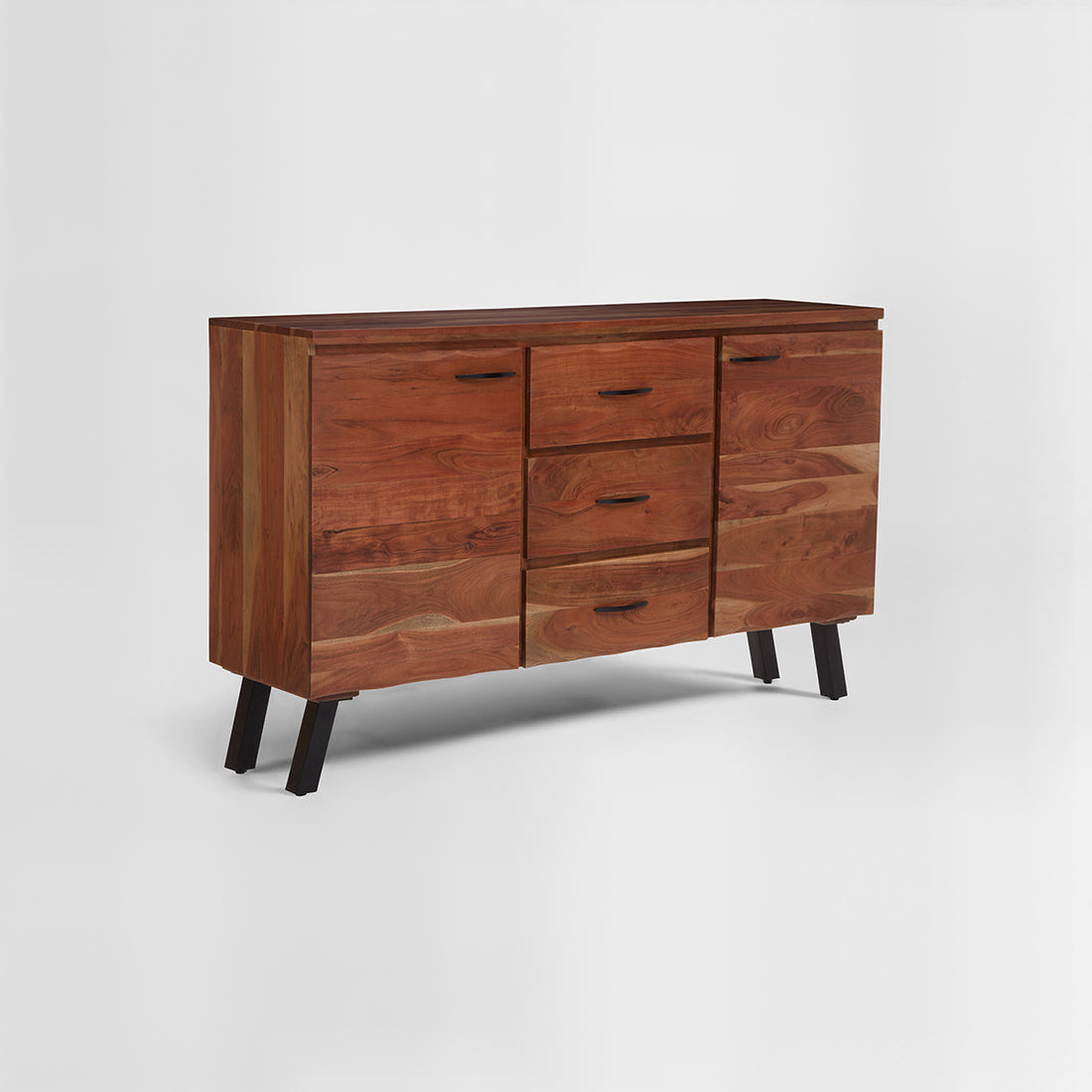 Nashik Large Acacia Wood Sideboard