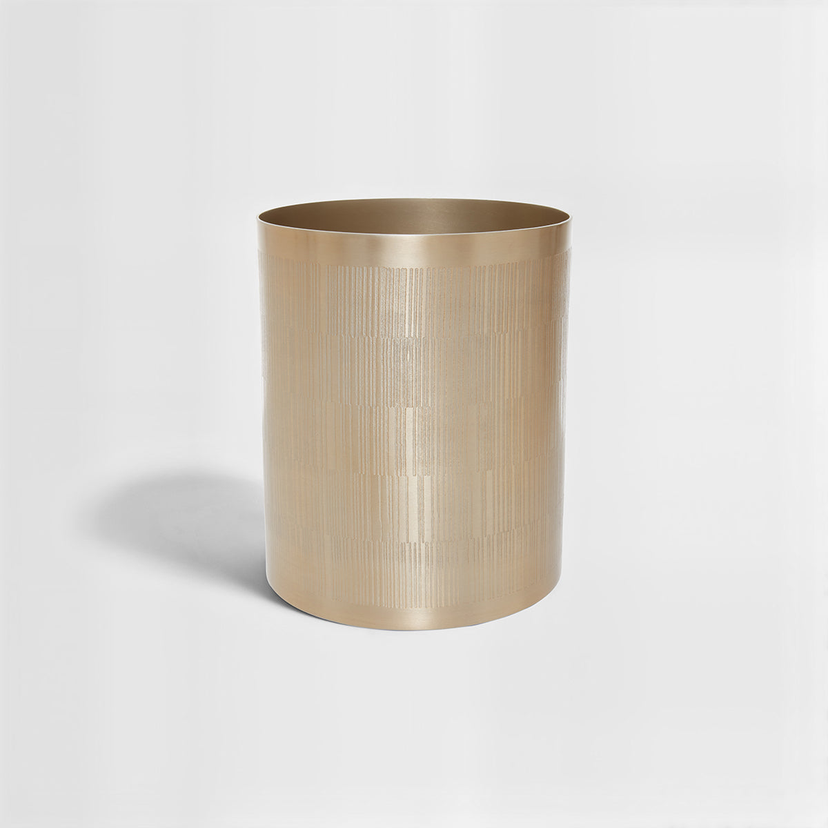 Allegra Champagne Finish Waste Bin