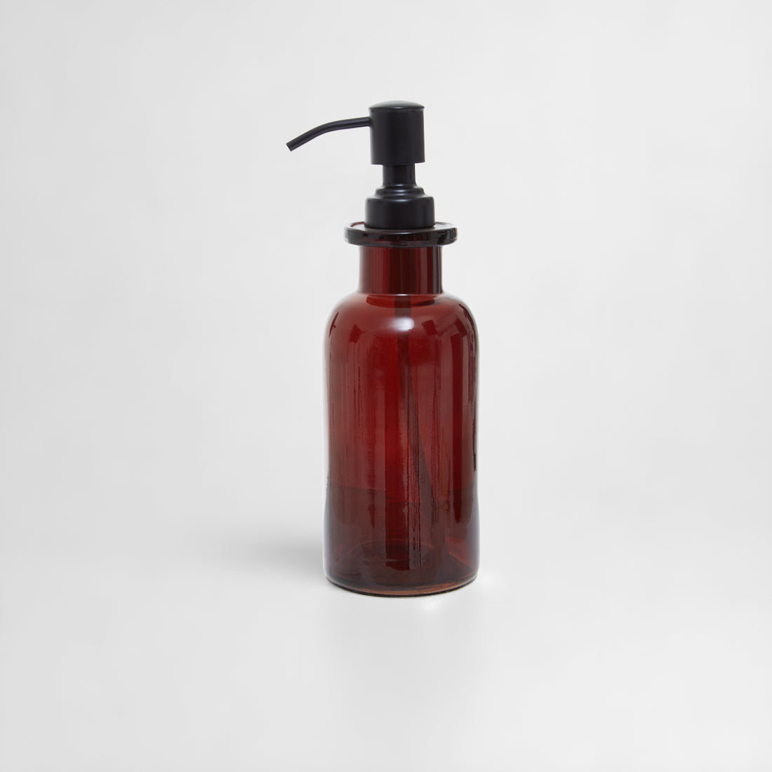 Allegra Kiara Brown Glass Soap Dispenser