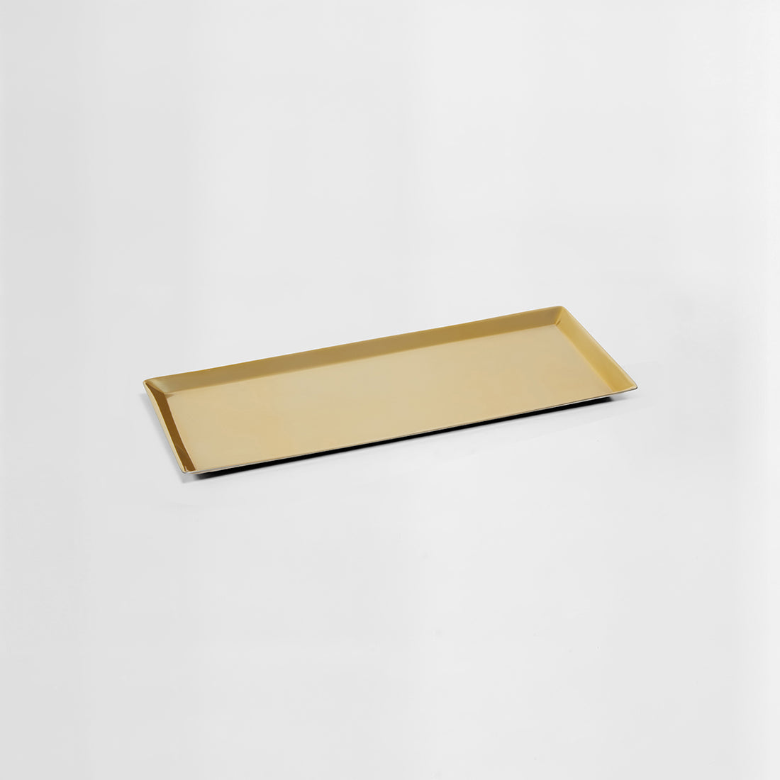 Allegra Gold Finish Stainless Steel Tray