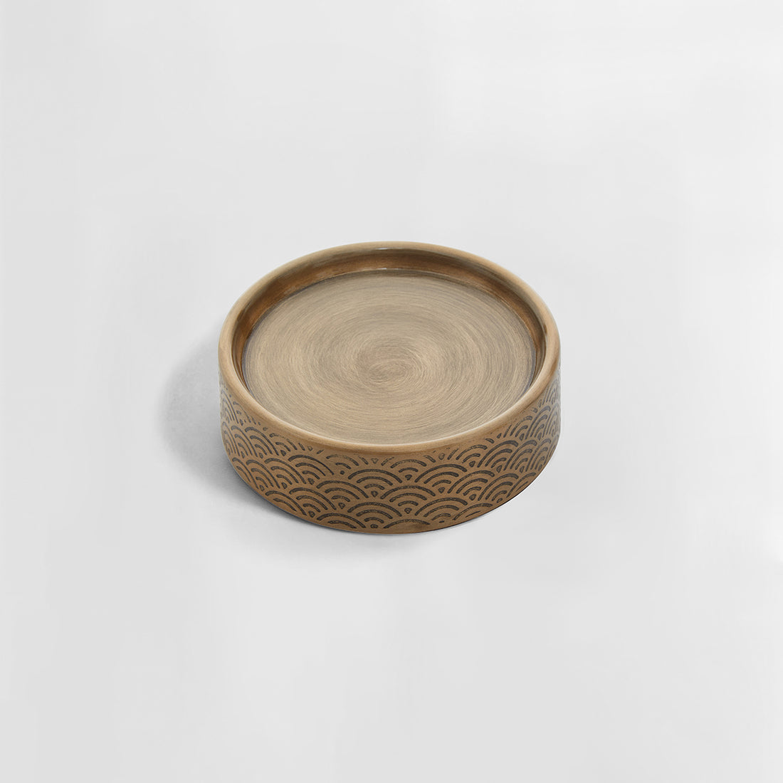 Allegra Etched Metallic Soap Dish