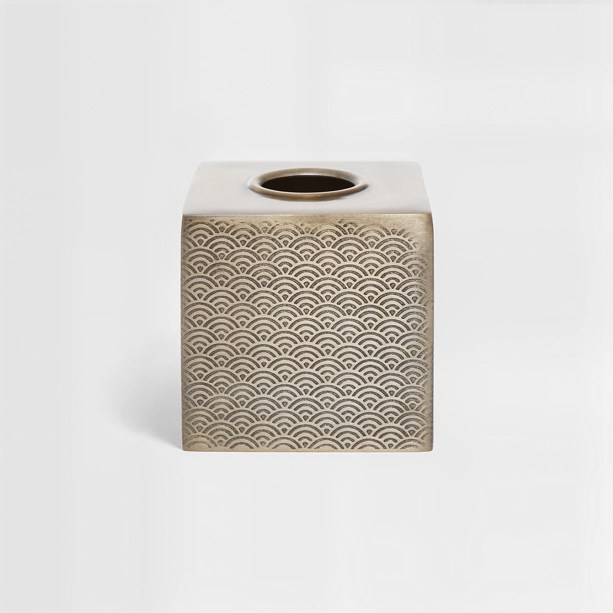 Allegra Etched Metallic Tissue Box