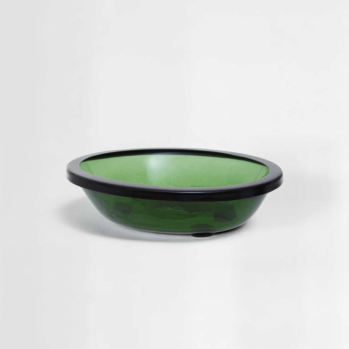 Allegra Kiara Green Glass Soap Dish