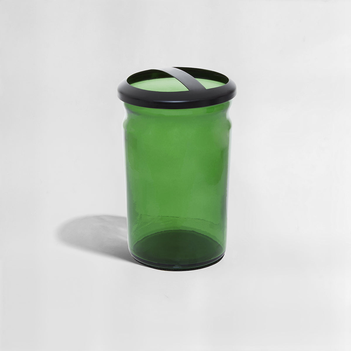 Allegra Kiara Green Glass Toothbrush Holder