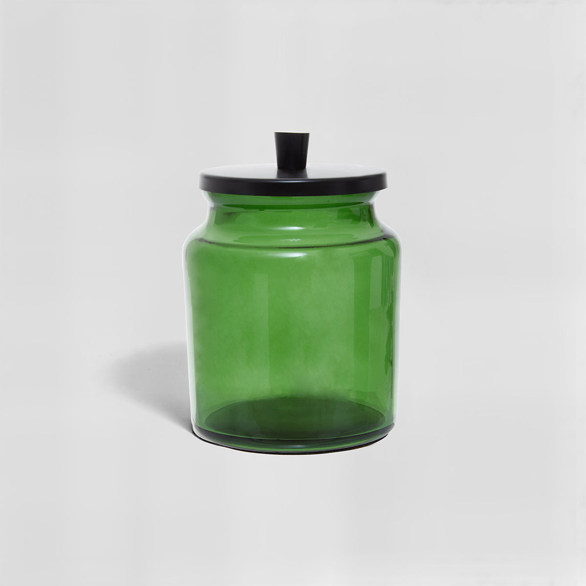 Allegra Kiara Green Glass Bathroom Jar