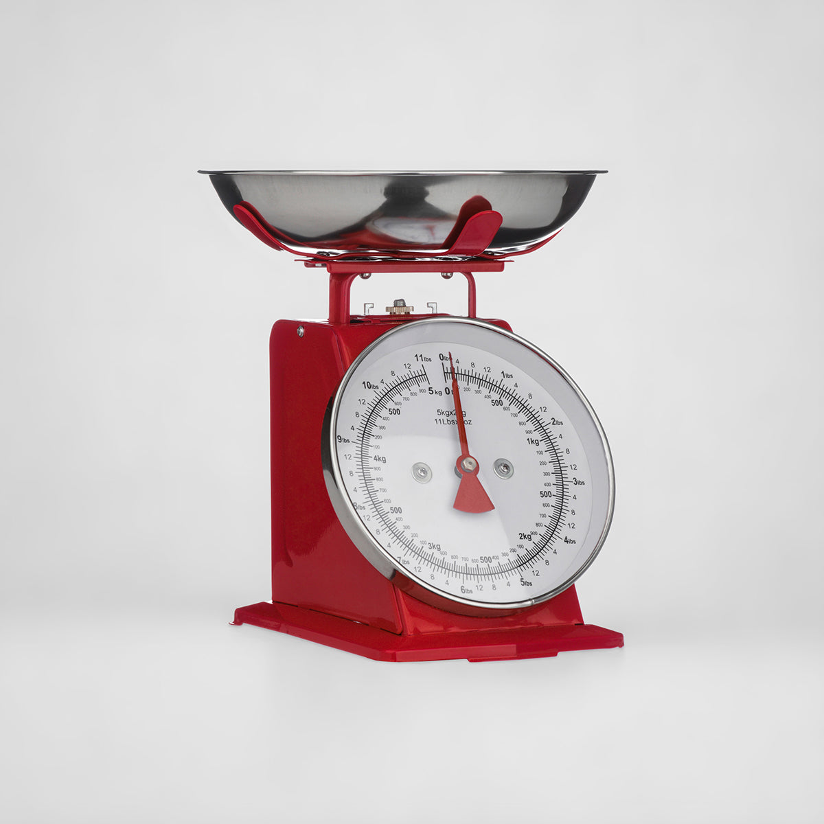 Olivier 5kg Red Retro Kitchen Scale